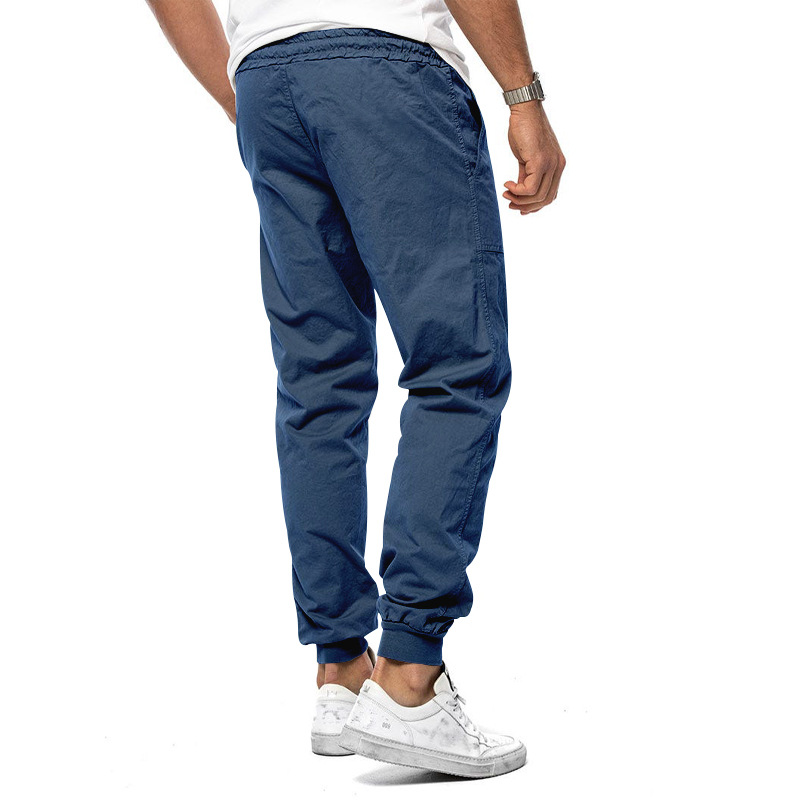 Casual en Comfortabele Herenbroek met Micro-Stretch voor Dagelijks Gebruik