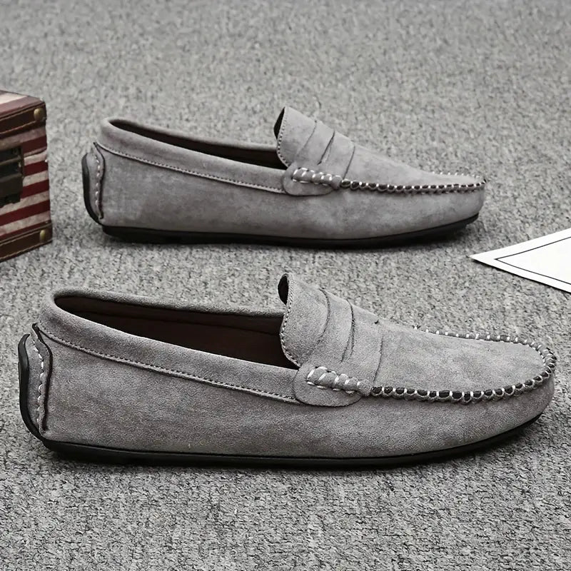 Casual suède loafers