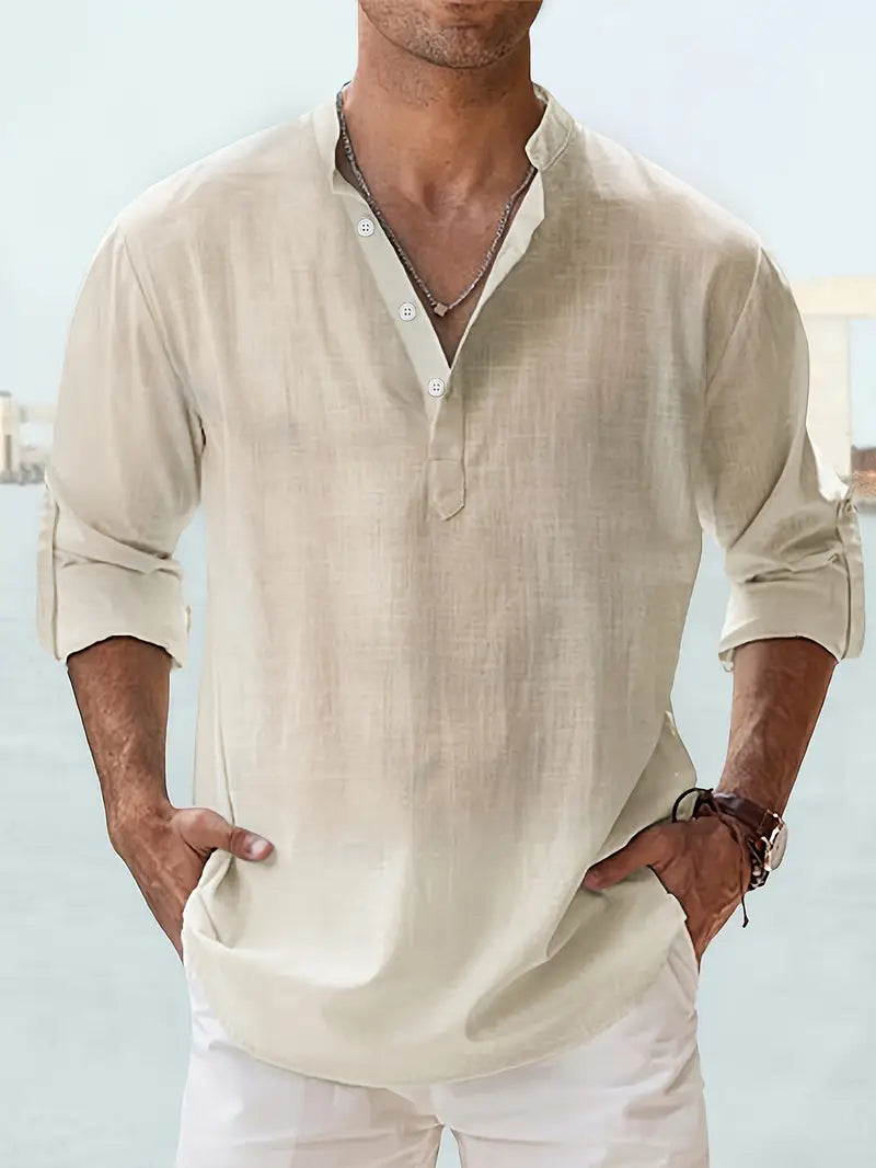 Zomers shirt met lange mouwen