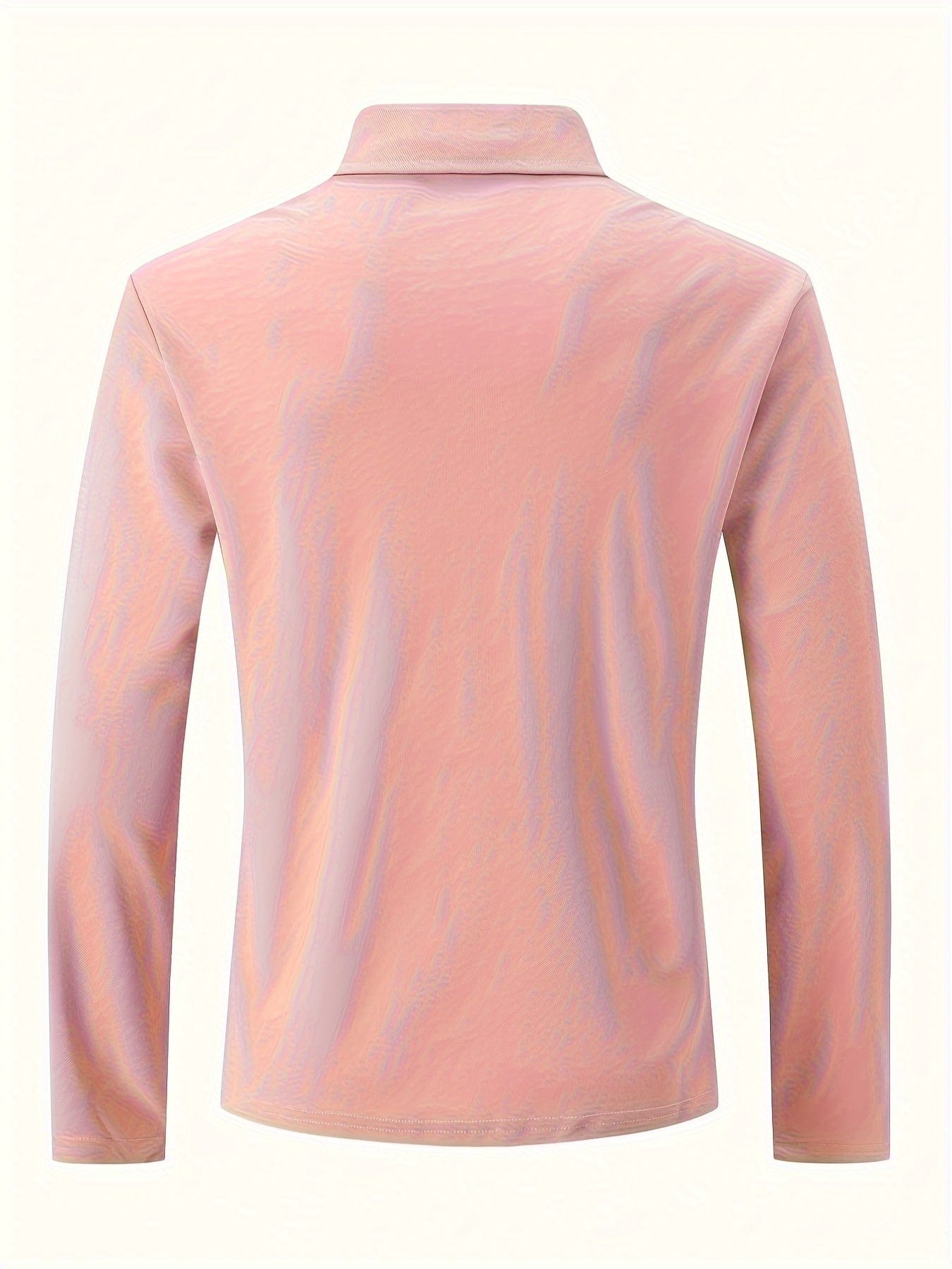 Heren Casual Polo met Lange Mouwen voor Comfort