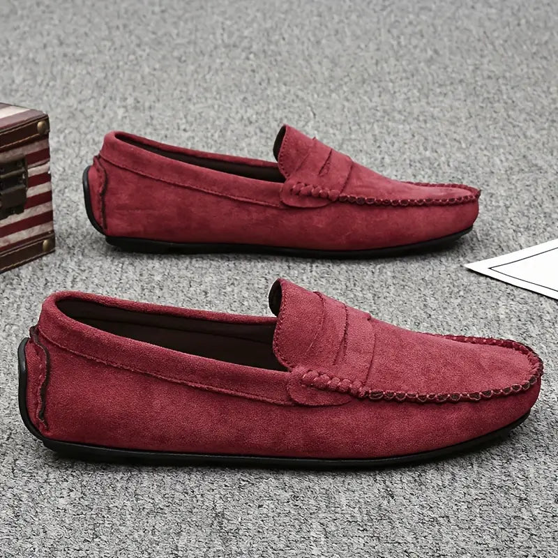 Casual suède loafers