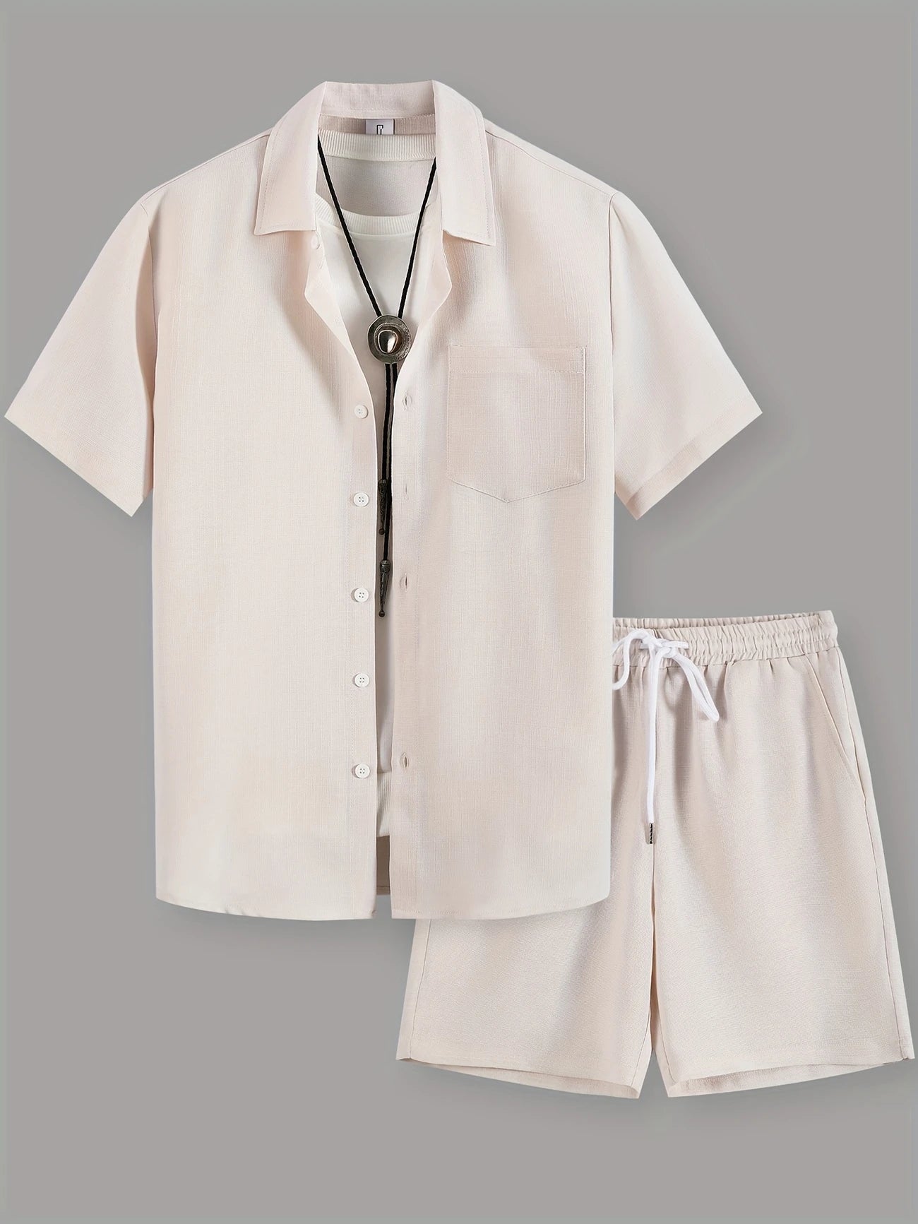 Raúl | 2-delige zomerse shirt & shorts set