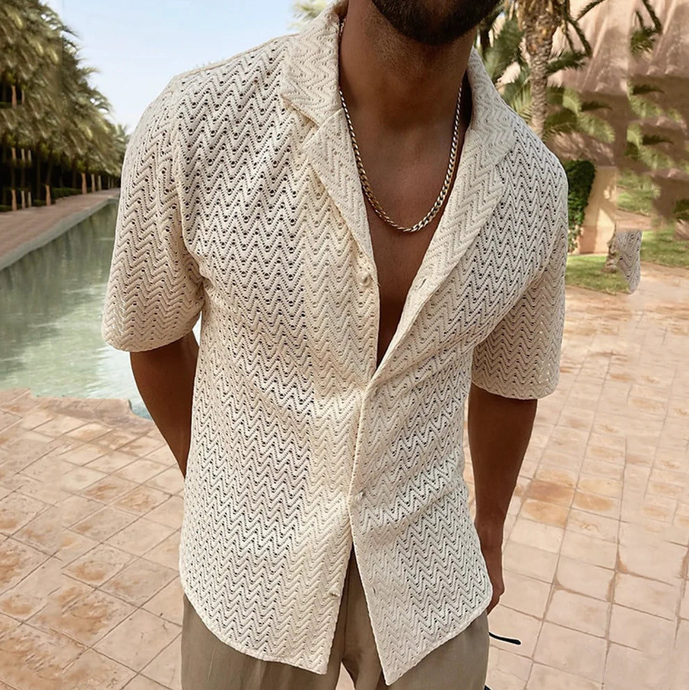 Niels | Zomers Herenoverhemd voor een Comfortabele Casual Look