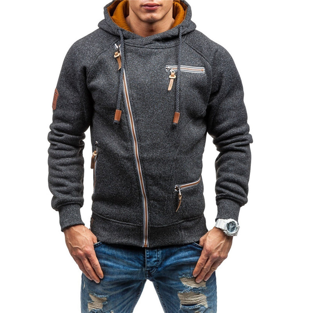 Oliver - Heren Fleece Vest met Capuchon