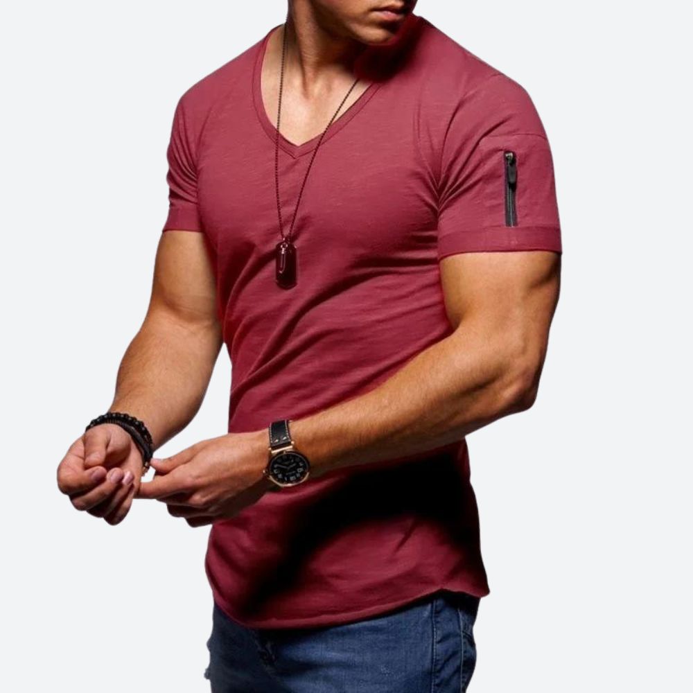 Rick | Heren Muscle T-shirt met V-hals