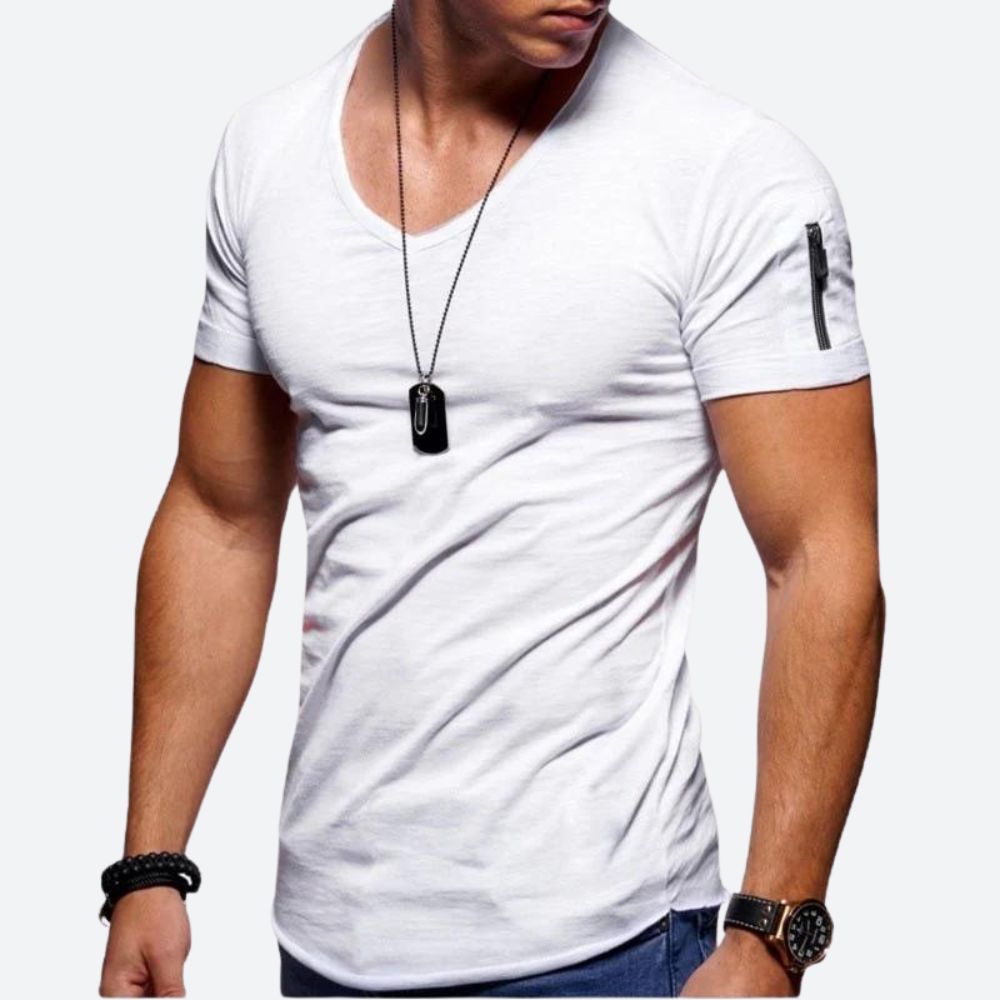 Rick | Heren Muscle T-shirt met V-hals