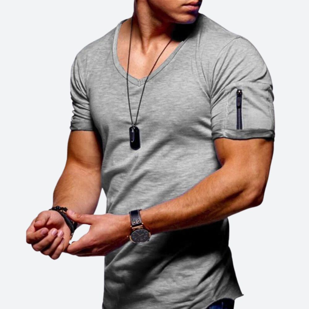 Rick | Heren Muscle T-shirt met V-hals