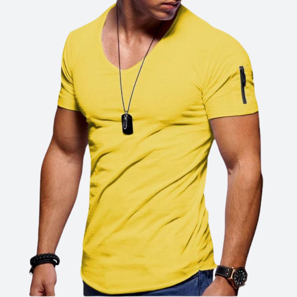 Rick | Heren Muscle T-shirt met V-hals
