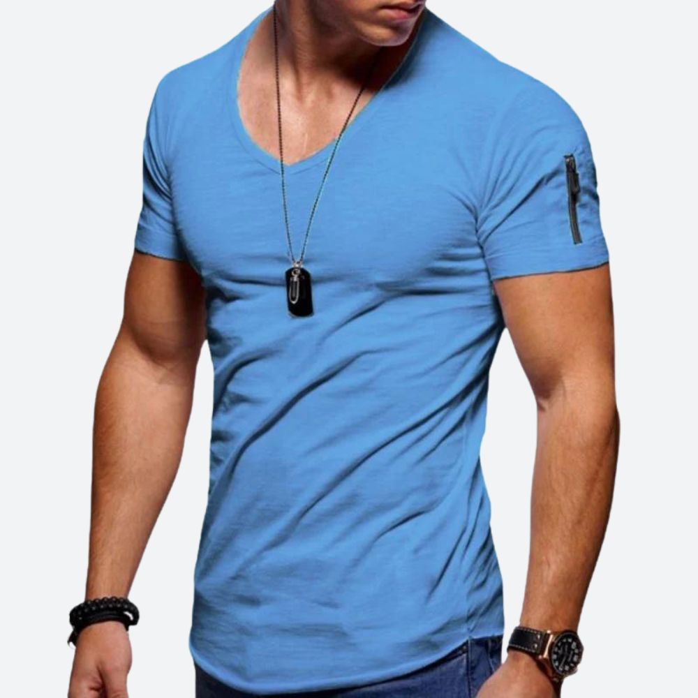 Rick | Heren Muscle T-shirt met V-hals