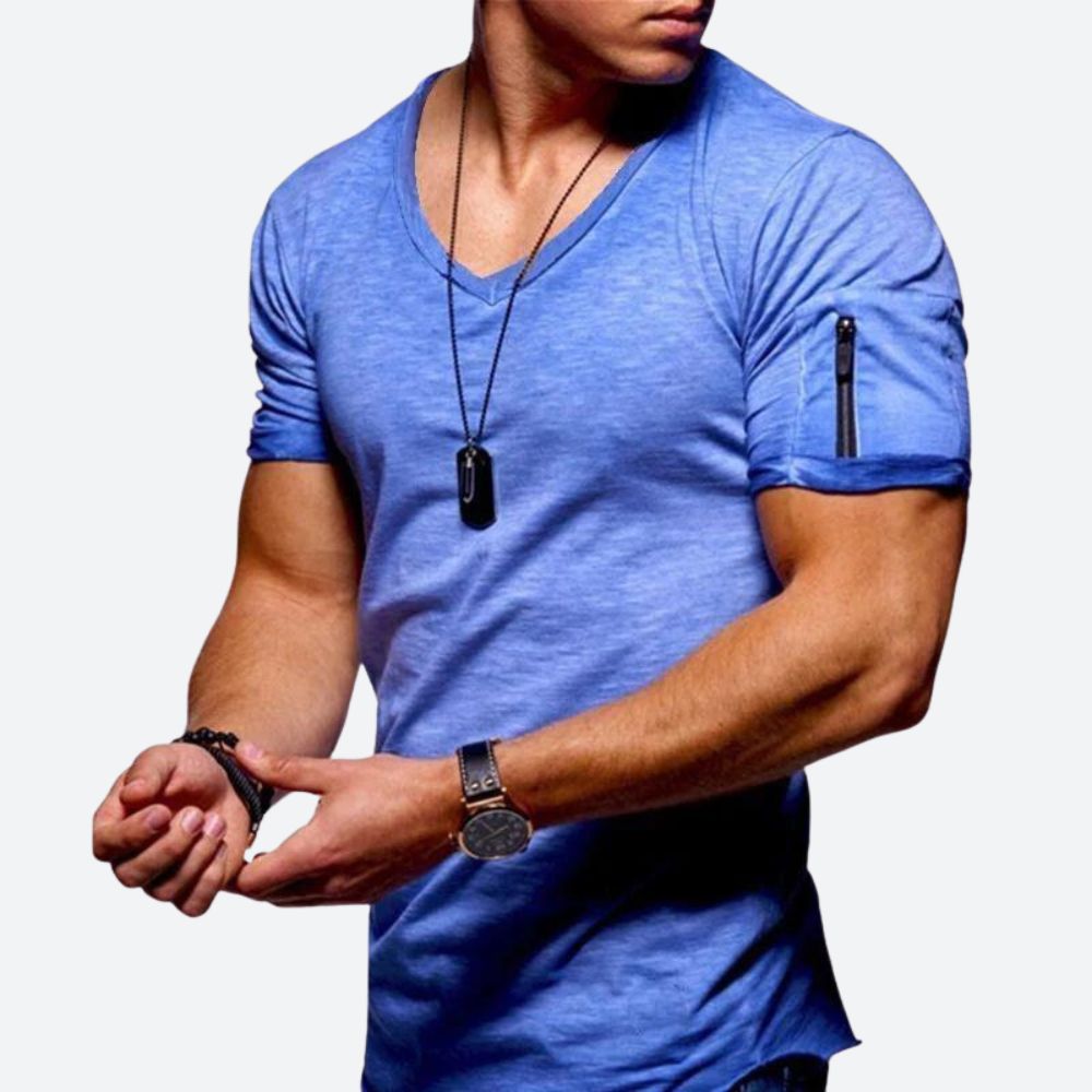 Rick | Heren Muscle T-shirt met V-hals