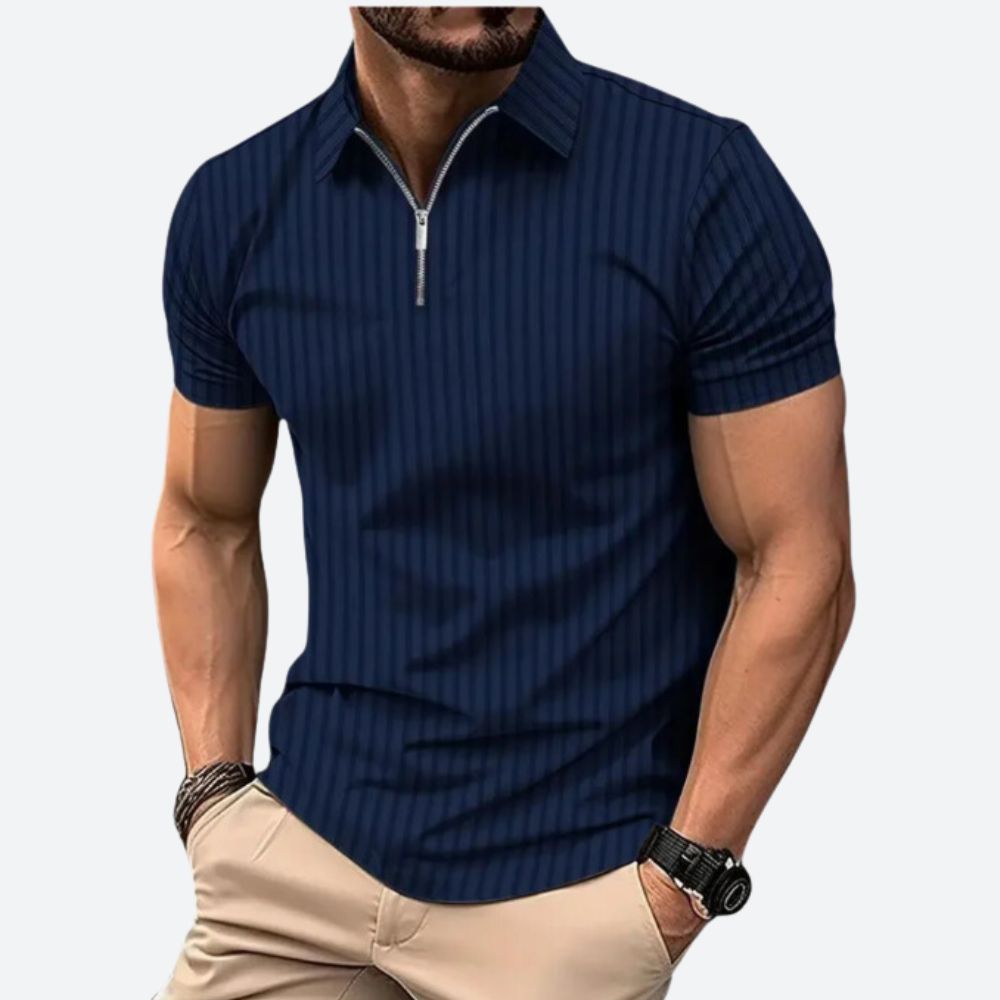 Elegant Getailleerd Poloshirt voor Casual en Formele Gelegenheden