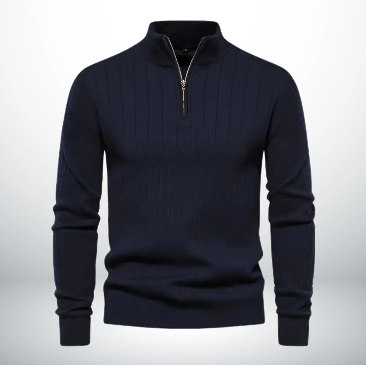 Stijlvolle Quarter Zip Trui voor Comfort en Functionaliteit