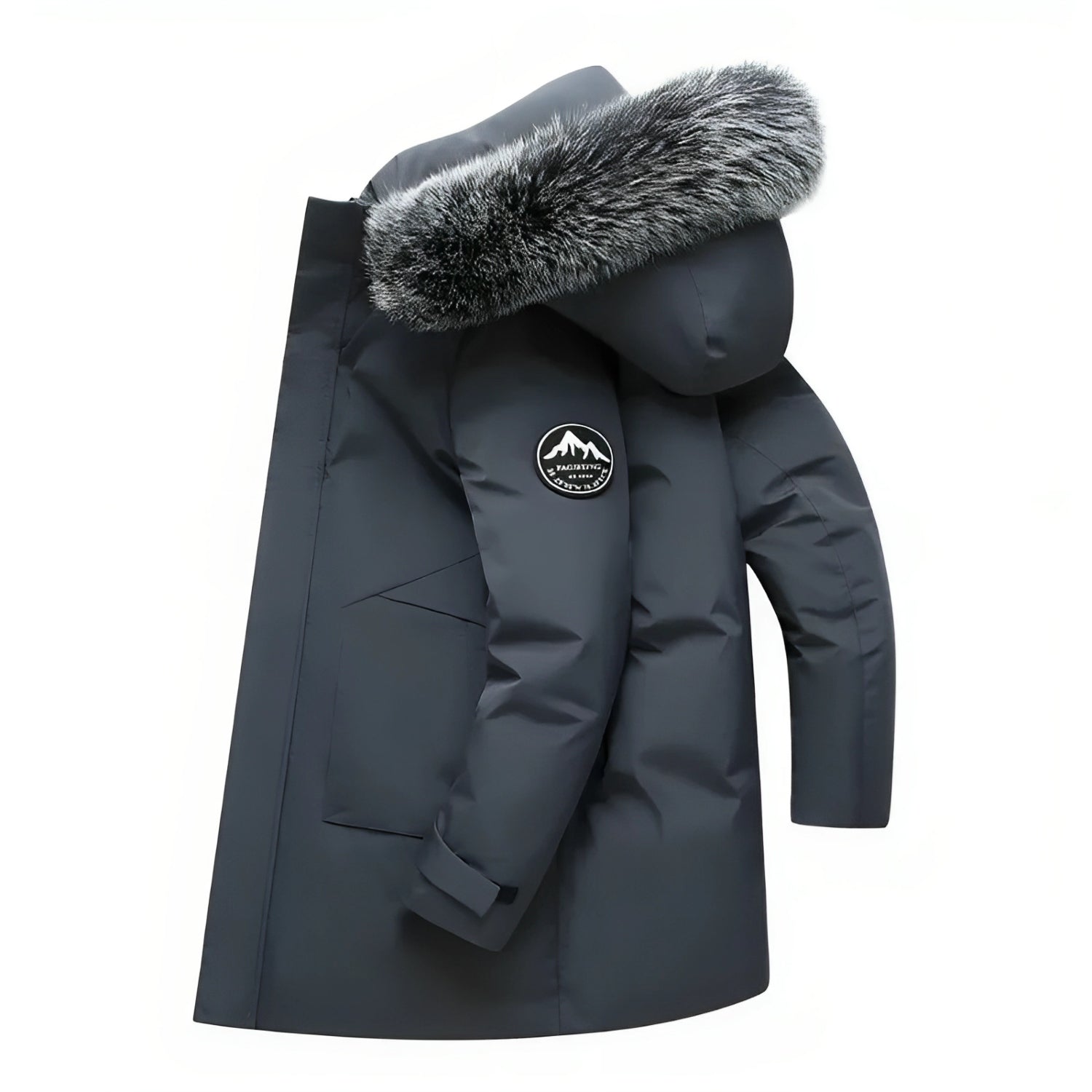 Glen - Winterjas met Capuchon en Nepbontkraag