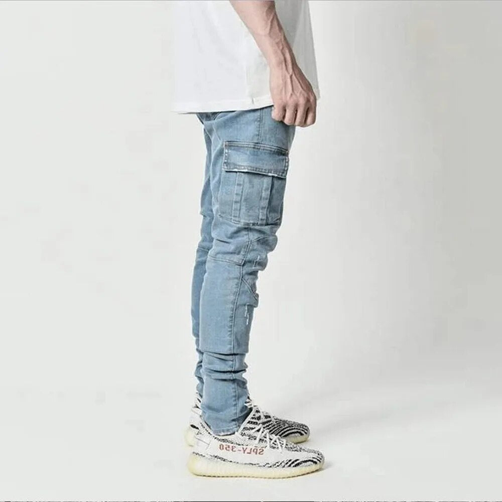 Denim Cargo Pants – Comfortabel en Stijlvol voor Elke Dag