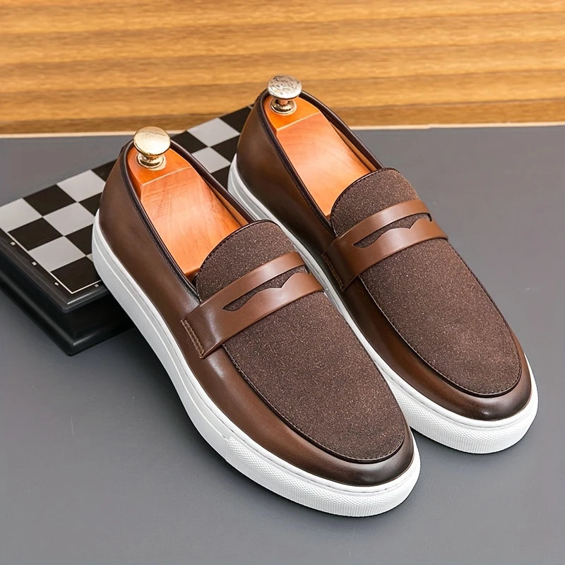 George | Italiaanse leren loafers voor stijlvolle mannen
