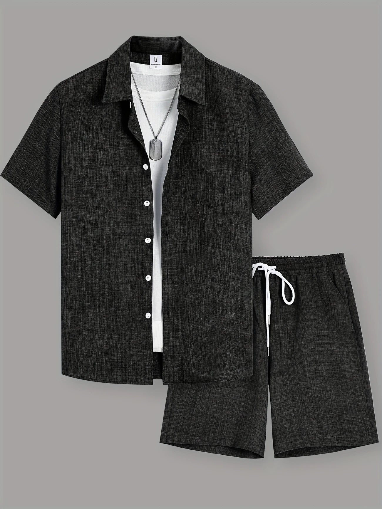 Raúl | 2-delige zomerse shirt & shorts set