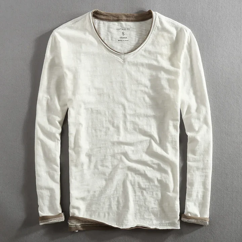Barend - Katoenen Langemouwen Herenshirt
