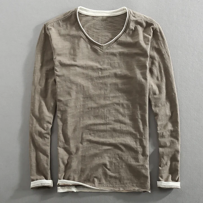 Barend - Katoenen Langemouwen Herenshirt