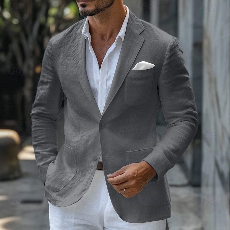 Stijlvolle linnen blazer voor de zomer