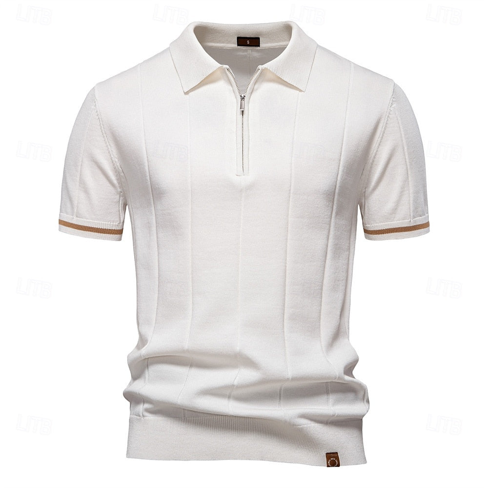 Hugo | Premium Zomerse Polo met Rits