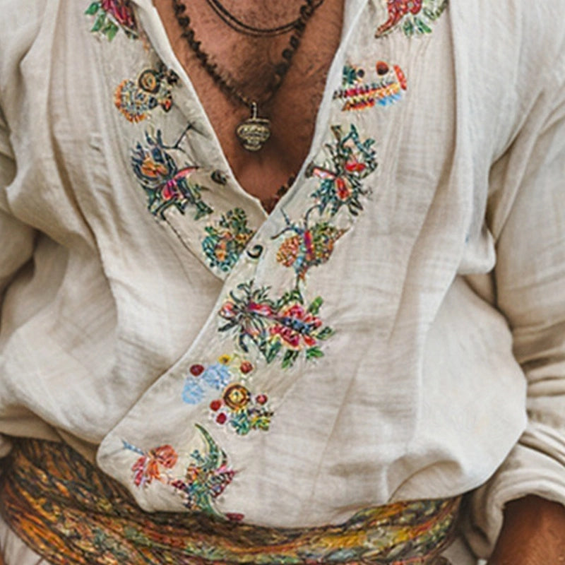 Stef | Bohemian zomershirt voor heren