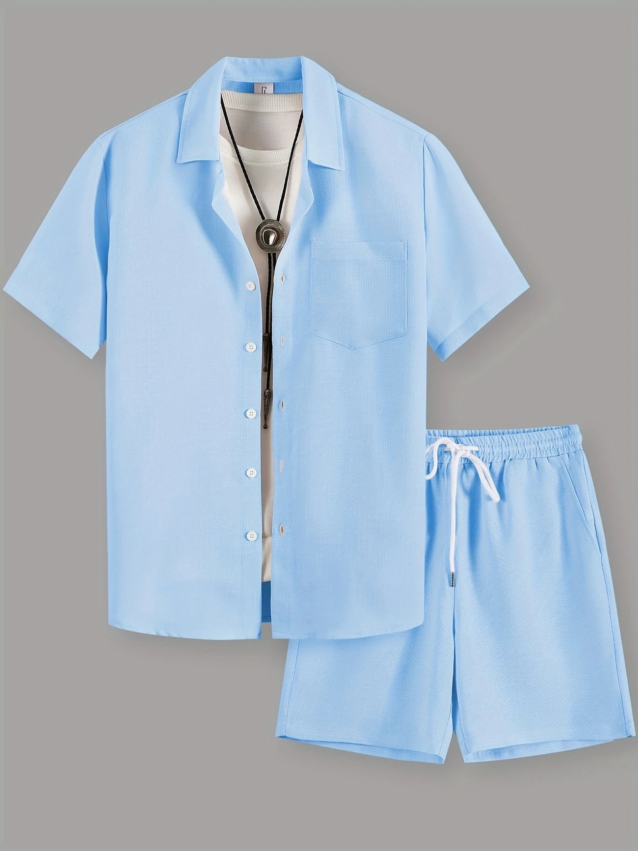 Raúl | 2-delige zomerse shirt & shorts set