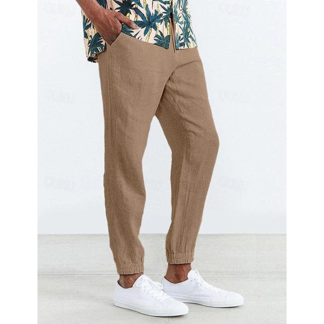 Fabian | Comfortabele linnen zomerbroek voor heren