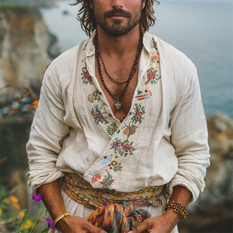Stef | Bohemian zomershirt voor heren