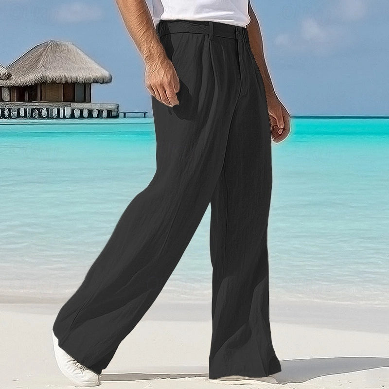Mitchell | Comfortabele linnen zomerbroek voor heren