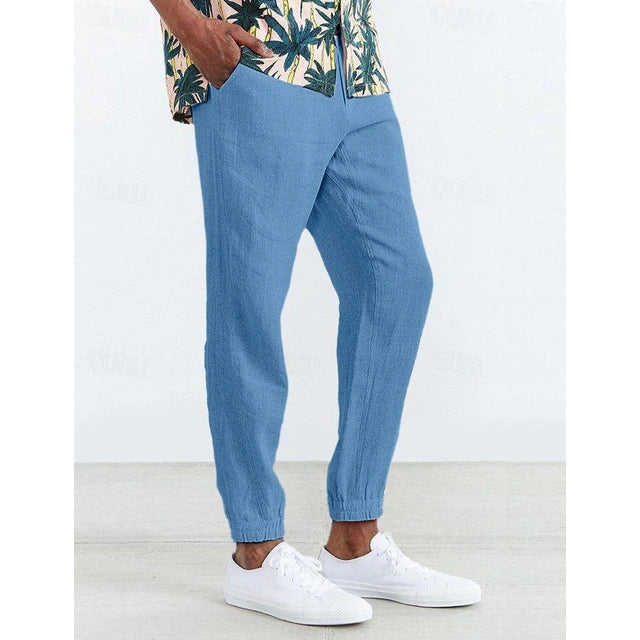 Fabian | Comfortabele linnen zomerbroek voor heren