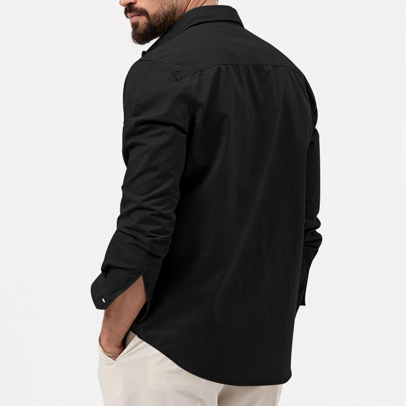 Heren Cargo Shirt – Functioneel, Ademend en Stijlvo