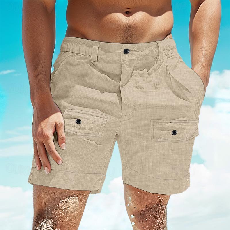 Bram – Zomerse Linnen Short