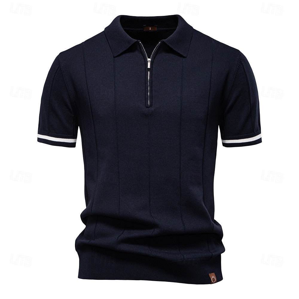 Hugo | Premium Zomerse Polo met Rits