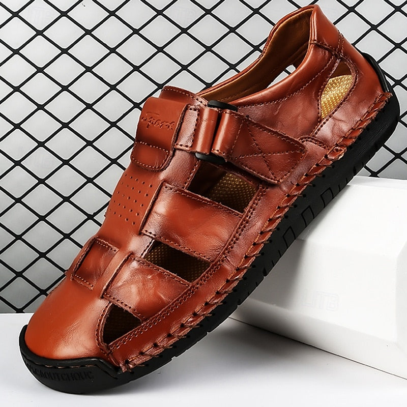 Fred - Leren Sandalen
