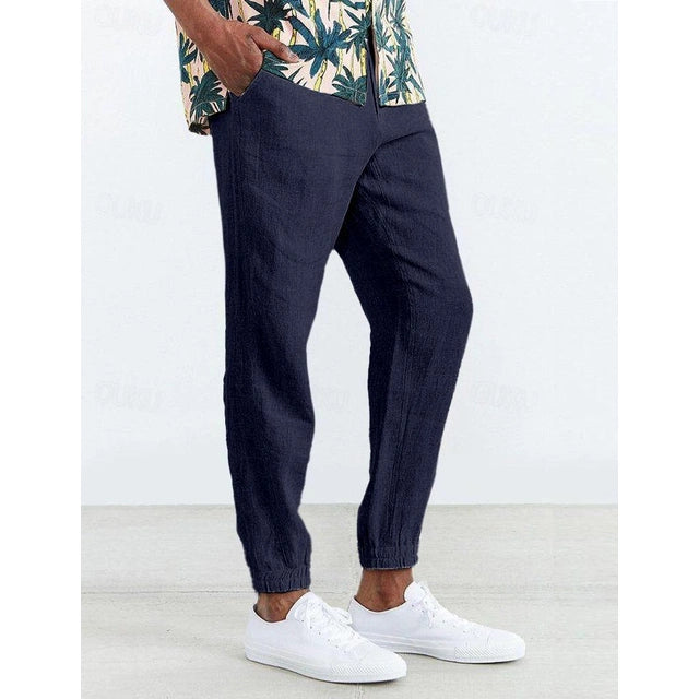Fabian | Comfortabele linnen zomerbroek voor heren