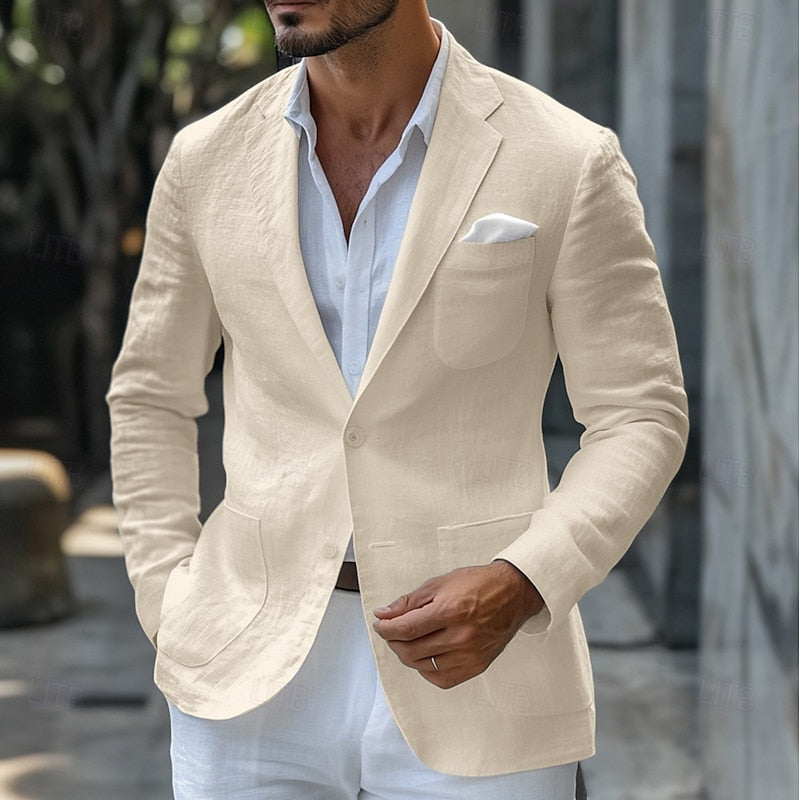 Stijlvolle linnen blazer voor de zomer