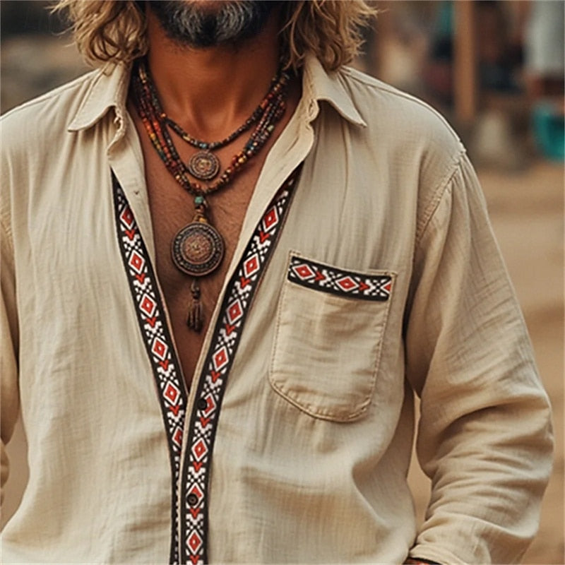 Kai - Vintage Retro Herenshirt