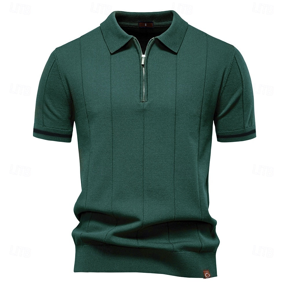Hugo | Premium Zomerse Polo met Rits