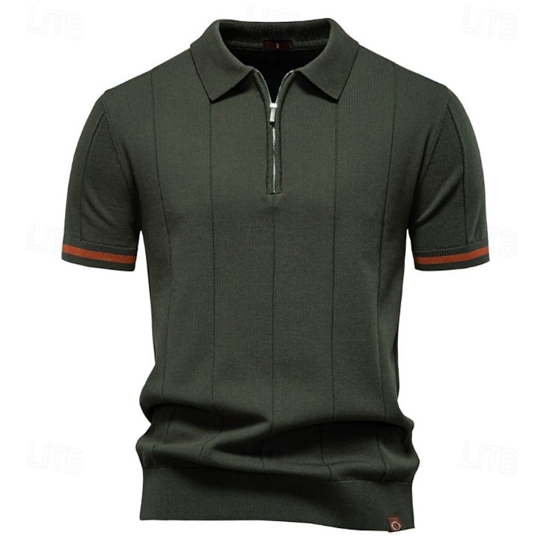 Hugo | Premium Zomerse Polo met Rits