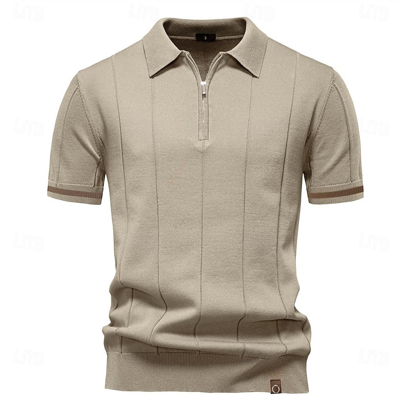 Hugo | Premium Zomerse Polo met Rits