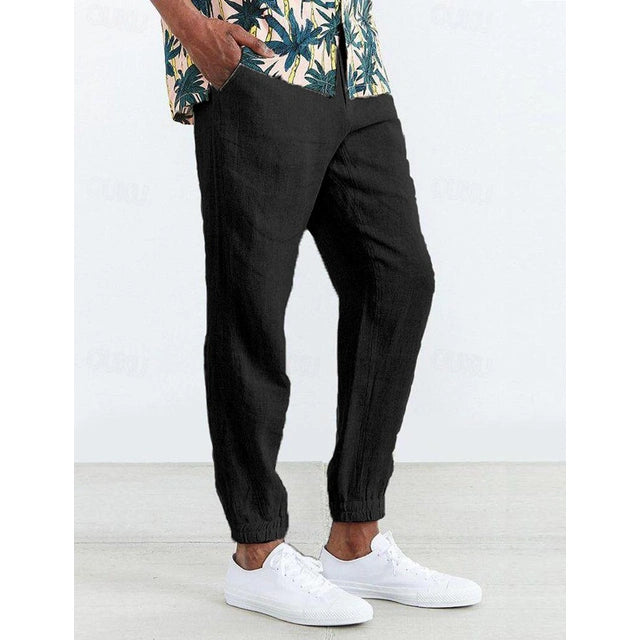 Fabian | Comfortabele linnen zomerbroek voor heren