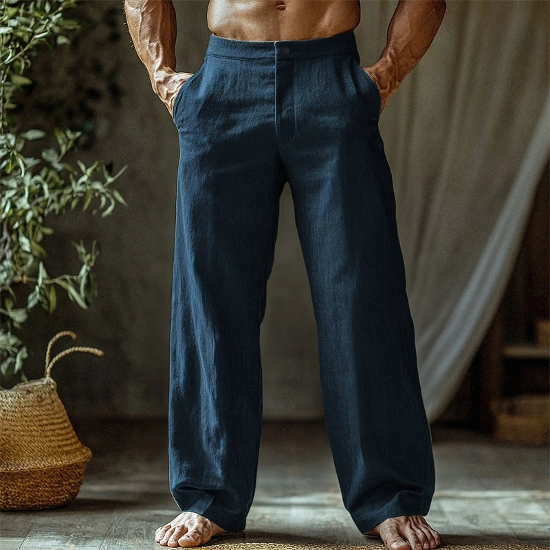 Valentijn | Comfortabele linnen zomerbroek voor heren